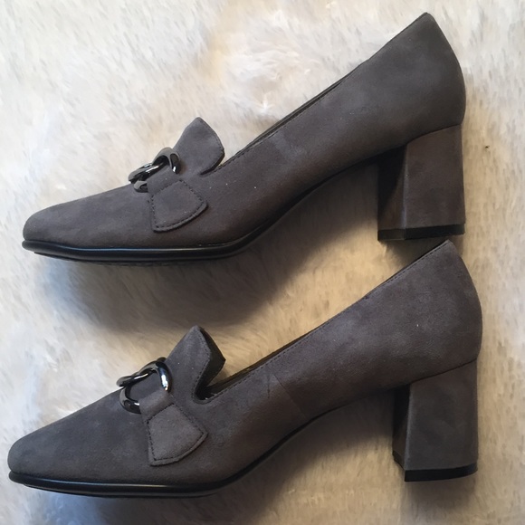 Aerosole grey suede pumps - Picture 5 of 7